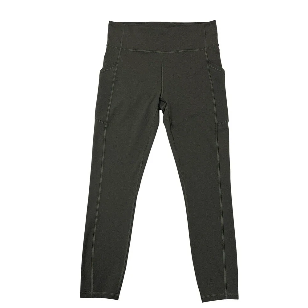 Lululemon Invigorate High Rise Tight 25” Leggings In Dark Olive Women’s Size 10